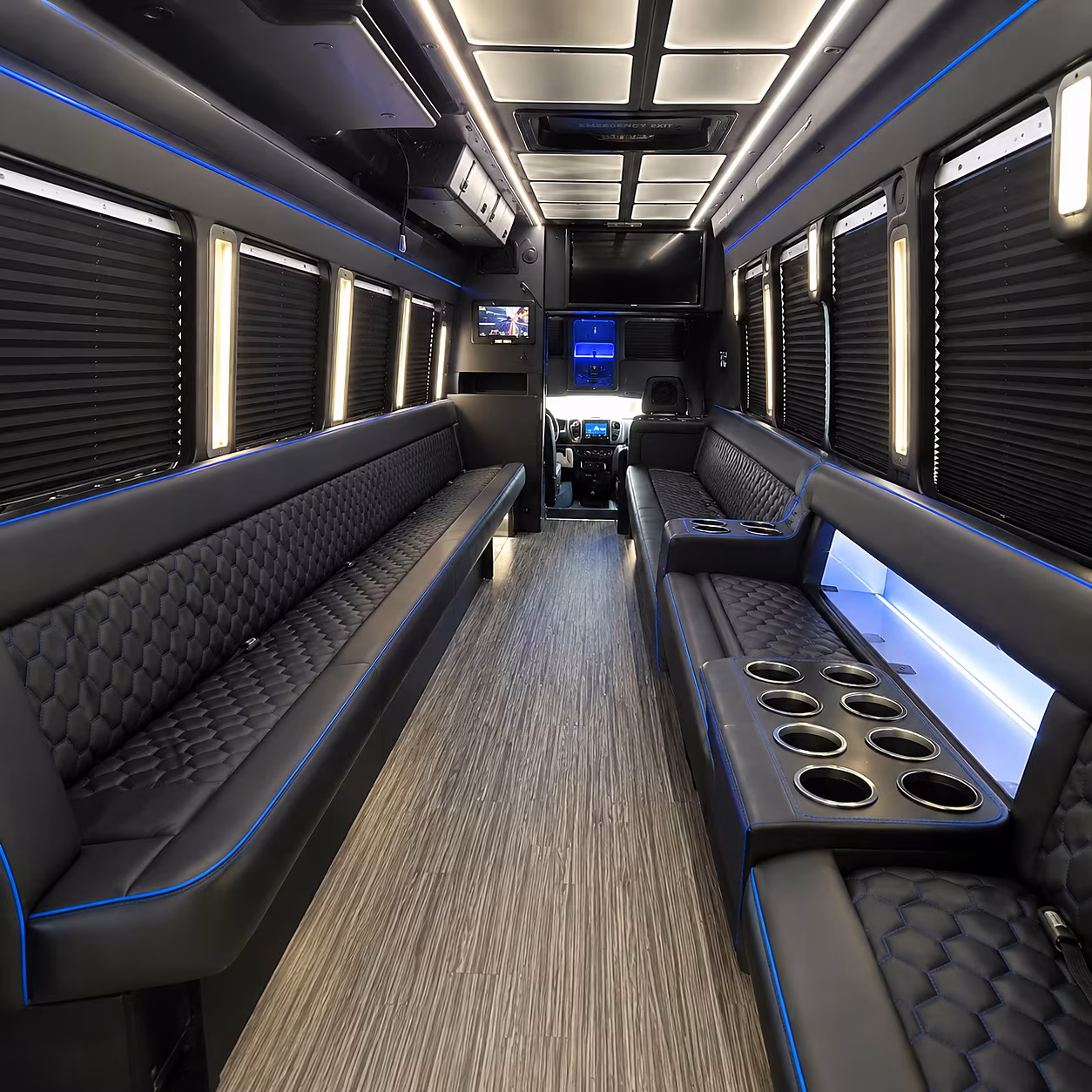 goose creek party bus rentals inside