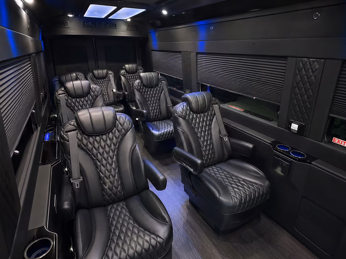 goose creek private event transportation onboard seating