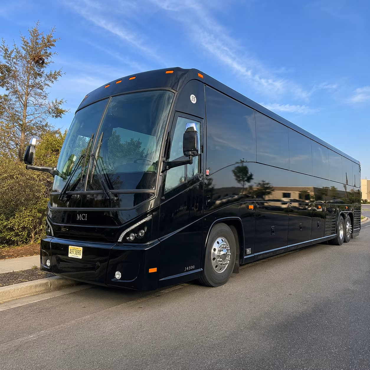 myrtle beach charter bus rental exterior