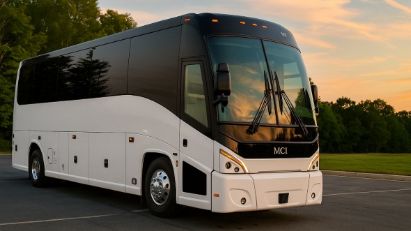 north charleston vacation bus rentals for family trips